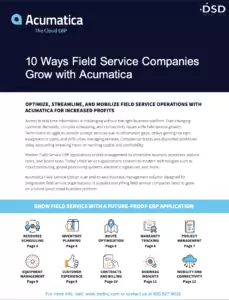10 Ways Field Service Companies Grow with Acumatica