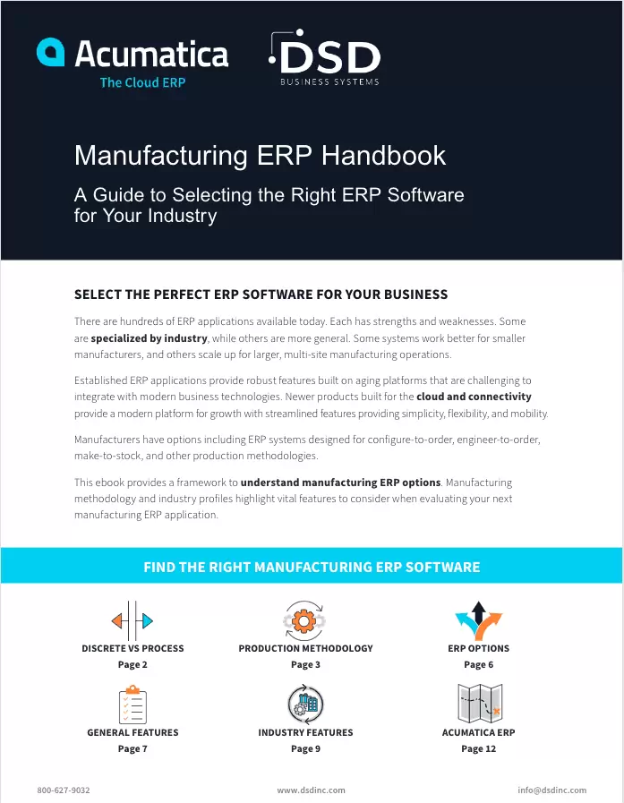 ERP applications, manufacturing ERP