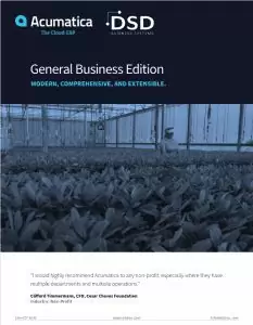 Acumatica General Business Edition