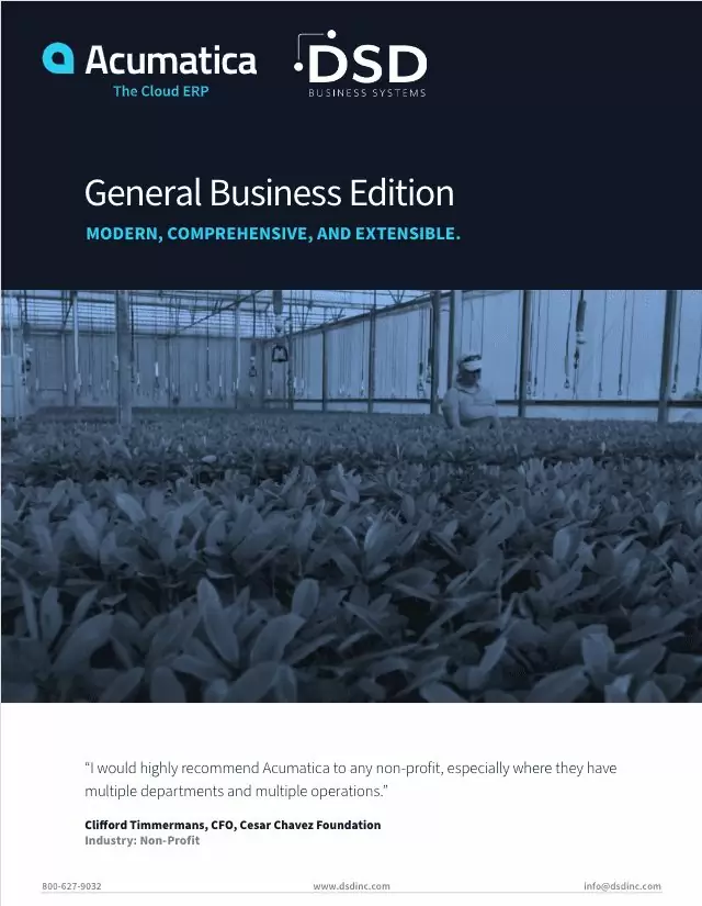 Acumatica General Business Edition