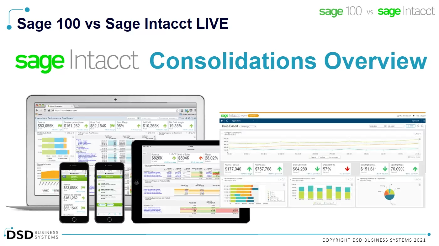 Sage Intacct Consolidations