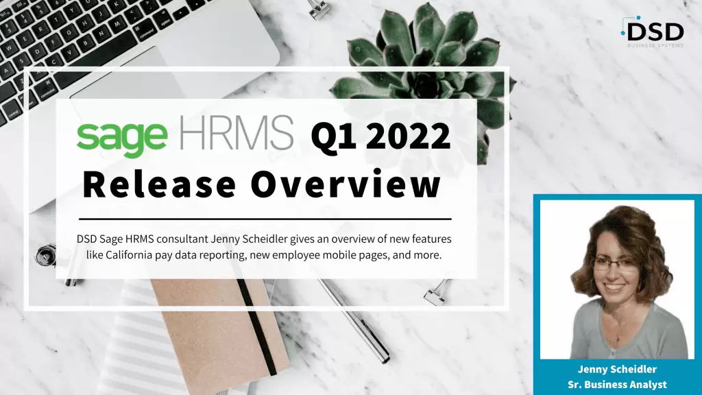 Sage HRMS Q1 2022