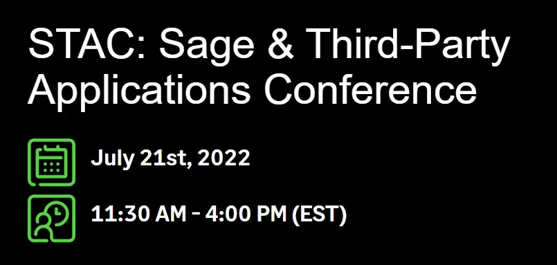 Sage & Third-Party Applications Conference