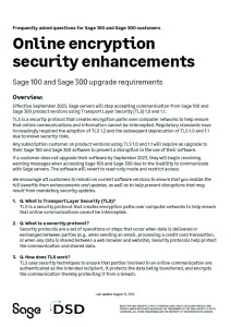 Sage 100 Security Update