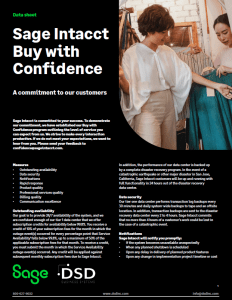 Sage Intacct Buy with Confidence